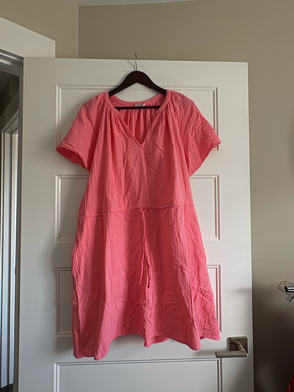 GAP
APRIL GAUZE MINI FAST - Day dress - Coral Xxl